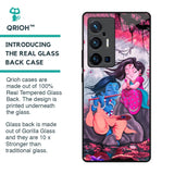 Radha Krishna Art Glass Case for Vivo X70 Pro Plus