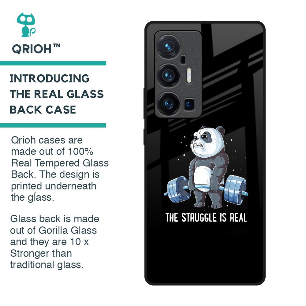 Real Struggle Glass Case for Vivo X70 Pro Plus