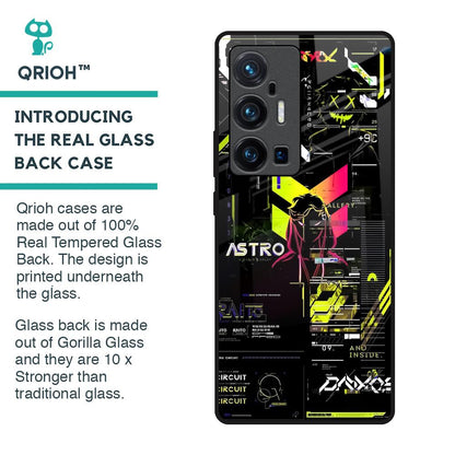 Astro Glitch Glass Case for Vivo X70 Pro Plus