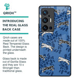 Blue Cheetah Glass Case for Vivo X70 Pro Plus