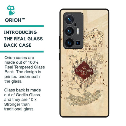 Magical Map Glass Case for Vivo X70 Pro Plus