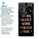 Magical Words Glass Case for Vivo X70 Pro Plus