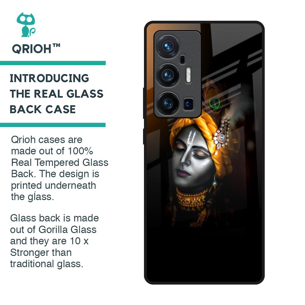 Ombre Krishna Glass Case for Vivo X70 Pro Plus