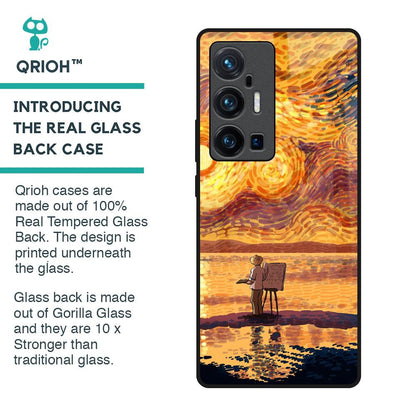 Sunset Vincent Glass Case for Vivo X70 Pro Plus