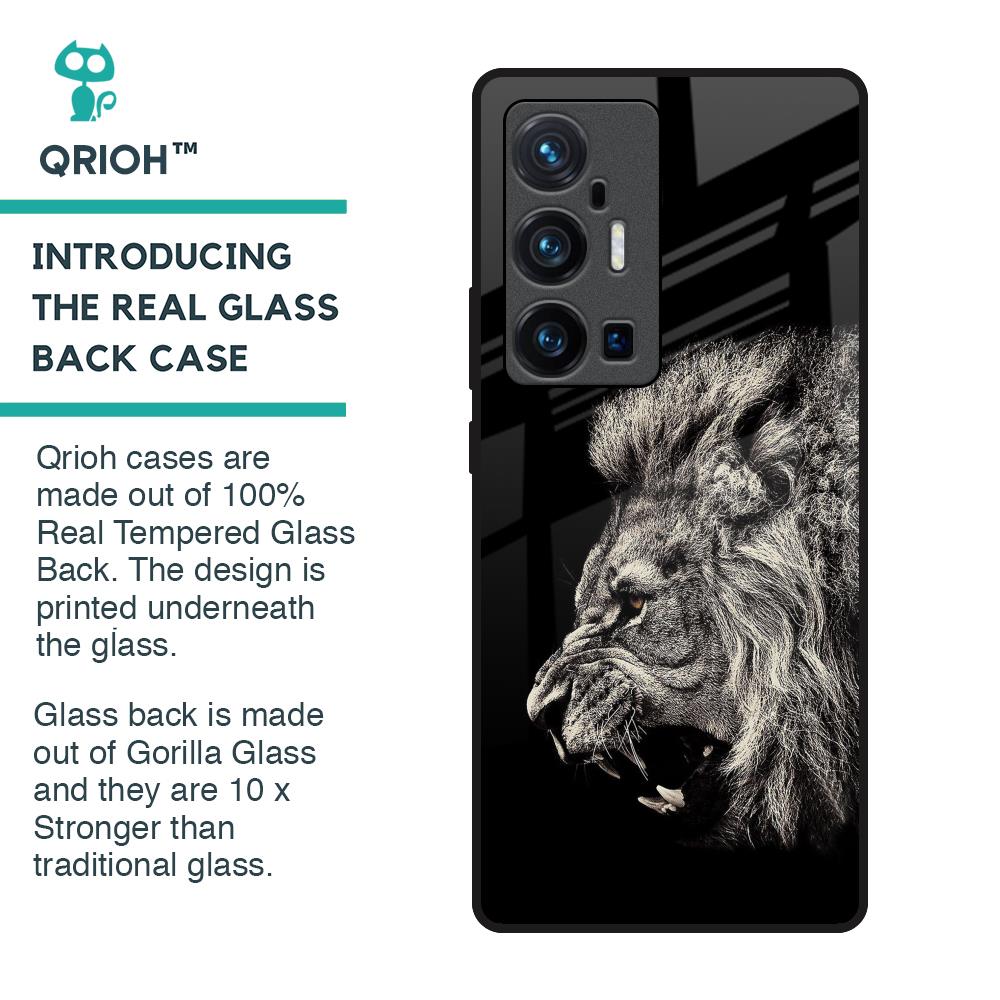 Brave Lion Glass Case for Vivo X70 Pro Plus