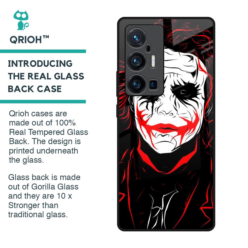 Life In Dark Glass Case For Vivo X70 Pro Plus