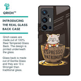 Tea With Kitty Glass Case For Vivo X70 Pro Plus