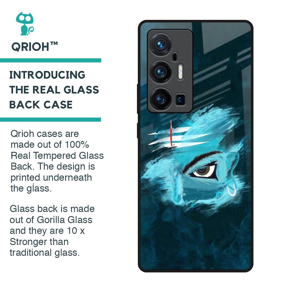 Power Of Trinetra Glass Case For Vivo X70 Pro Plus