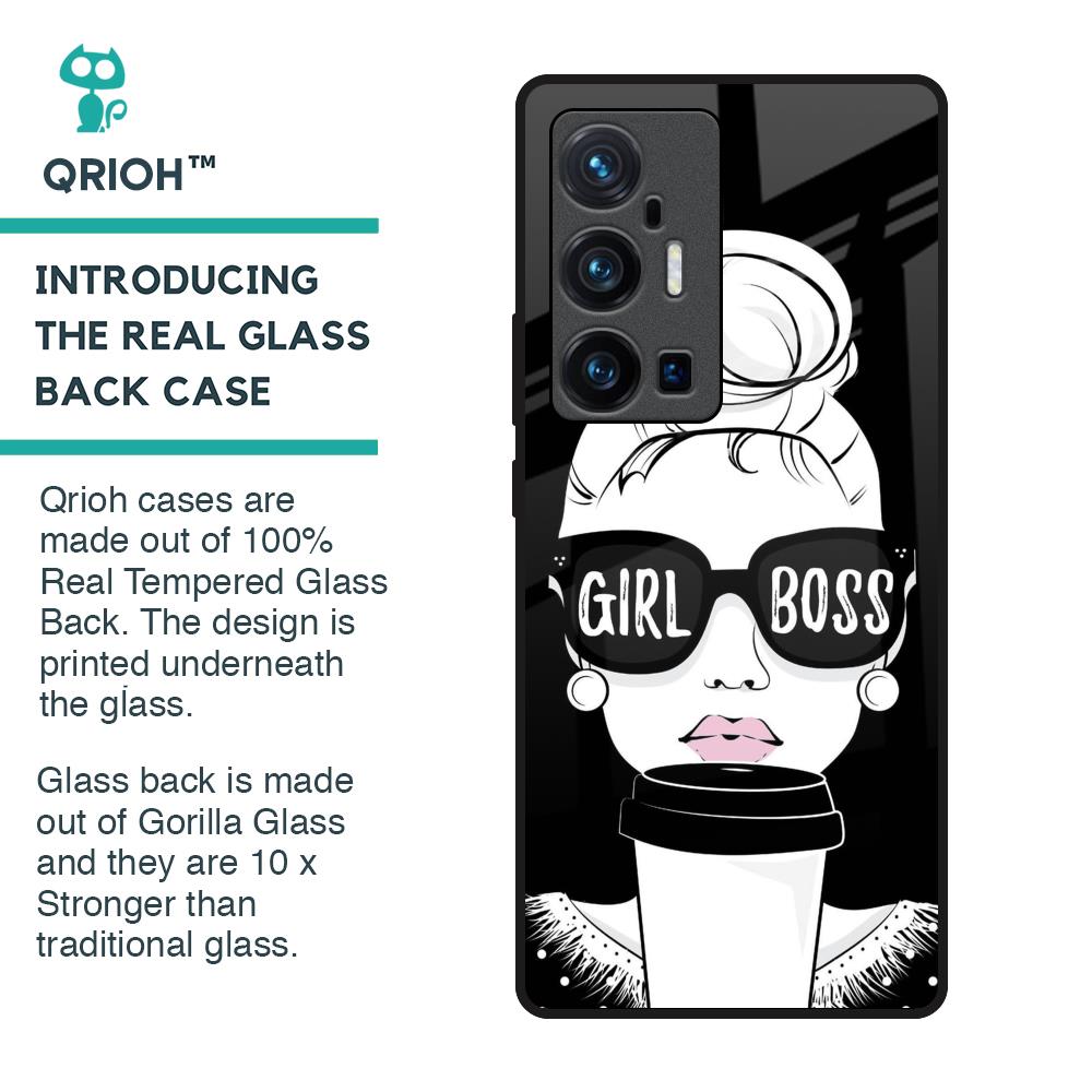 Girl Boss Glass Case For Vivo X70 Pro Plus
