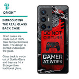 Do No Disturb Glass Case For Vivo X70 Pro Plus