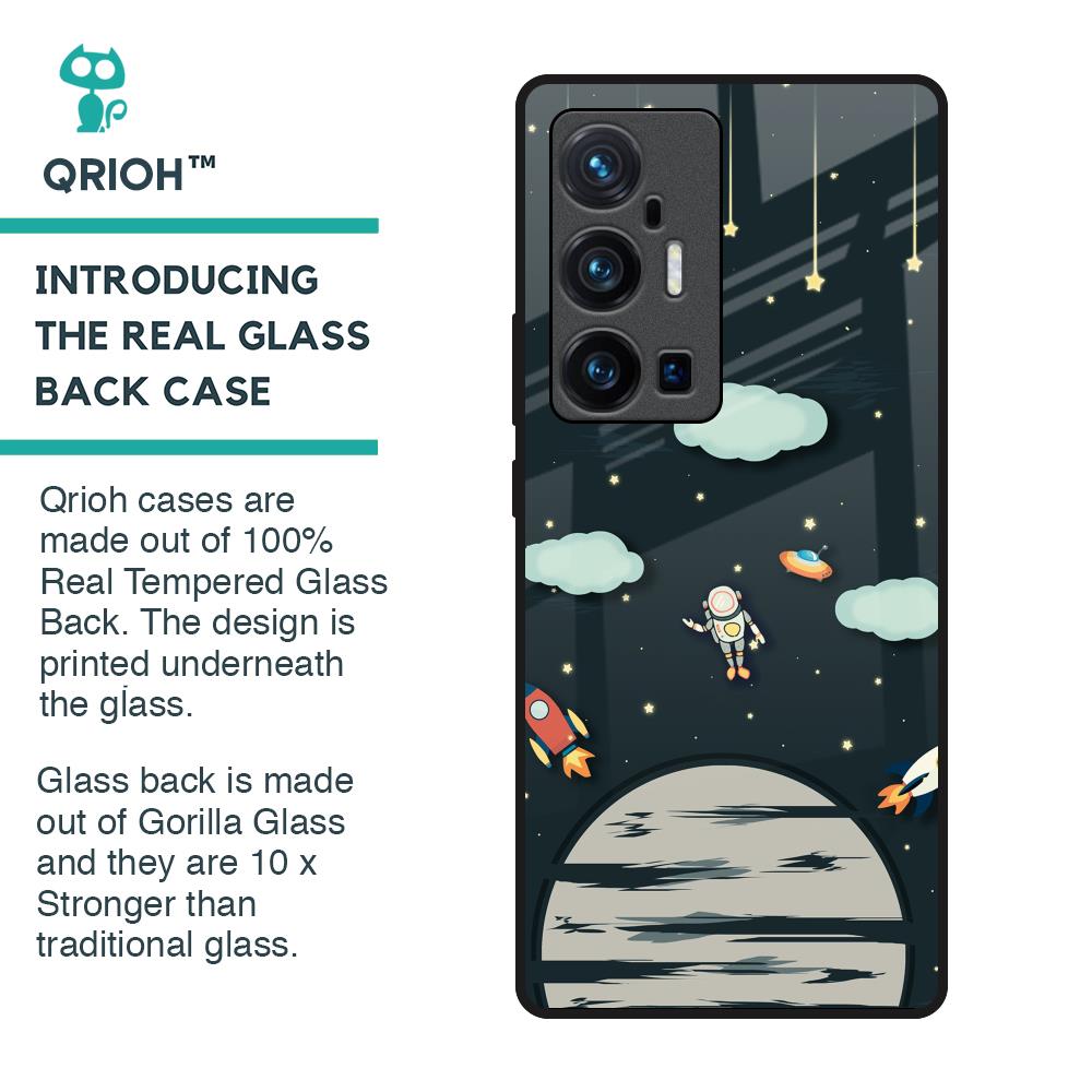 Astronaut Dream Glass Case For Vivo X70 Pro Plus