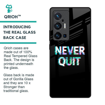 Never Quit Glass Case For Vivo X70 Pro Plus
