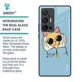 Adorable Cute Kitty Glass Case For Vivo X70 Pro Plus