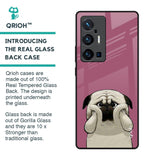 Funny Pug Face Glass Case For Vivo X70 Pro Plus