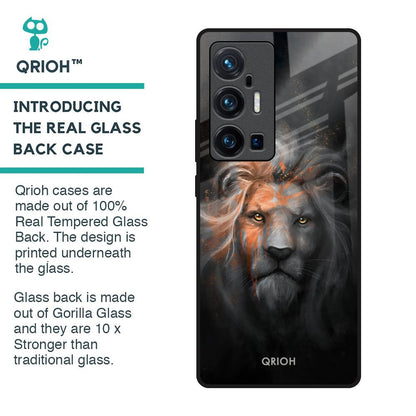 Devil Lion Glass Case for Vivo X70 Pro Plus