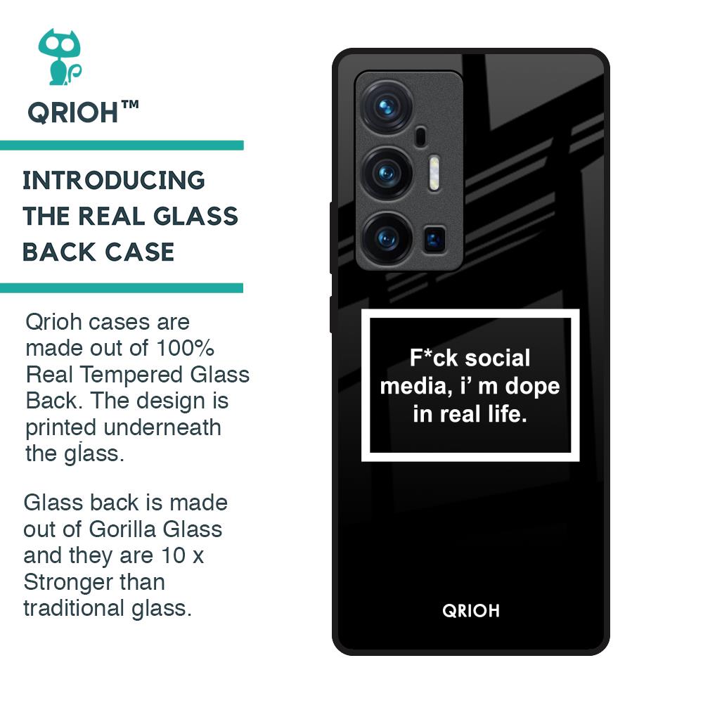 Dope In Life Glass Case for Vivo X70 Pro Plus