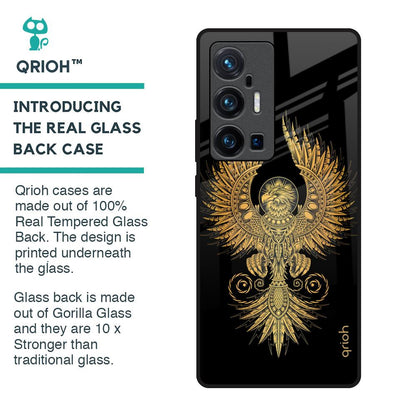 Mythical Phoenix Art Glass Case for Vivo X70 Pro Plus