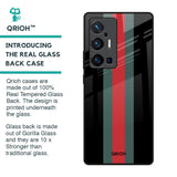 Vertical Stripes Glass Case for Vivo X70 Pro Plus