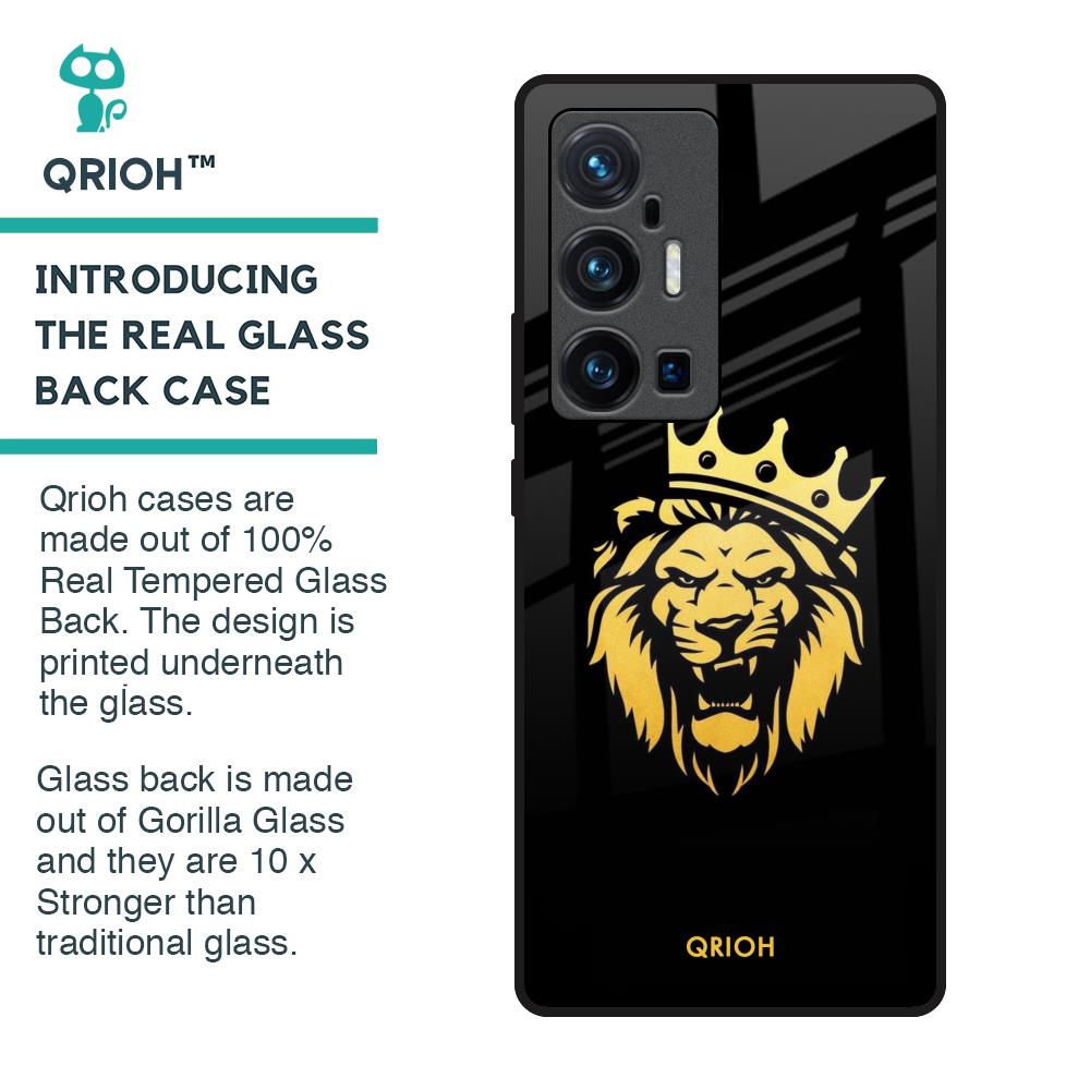Lion The King Glass Case for Vivo X70 Pro Plus