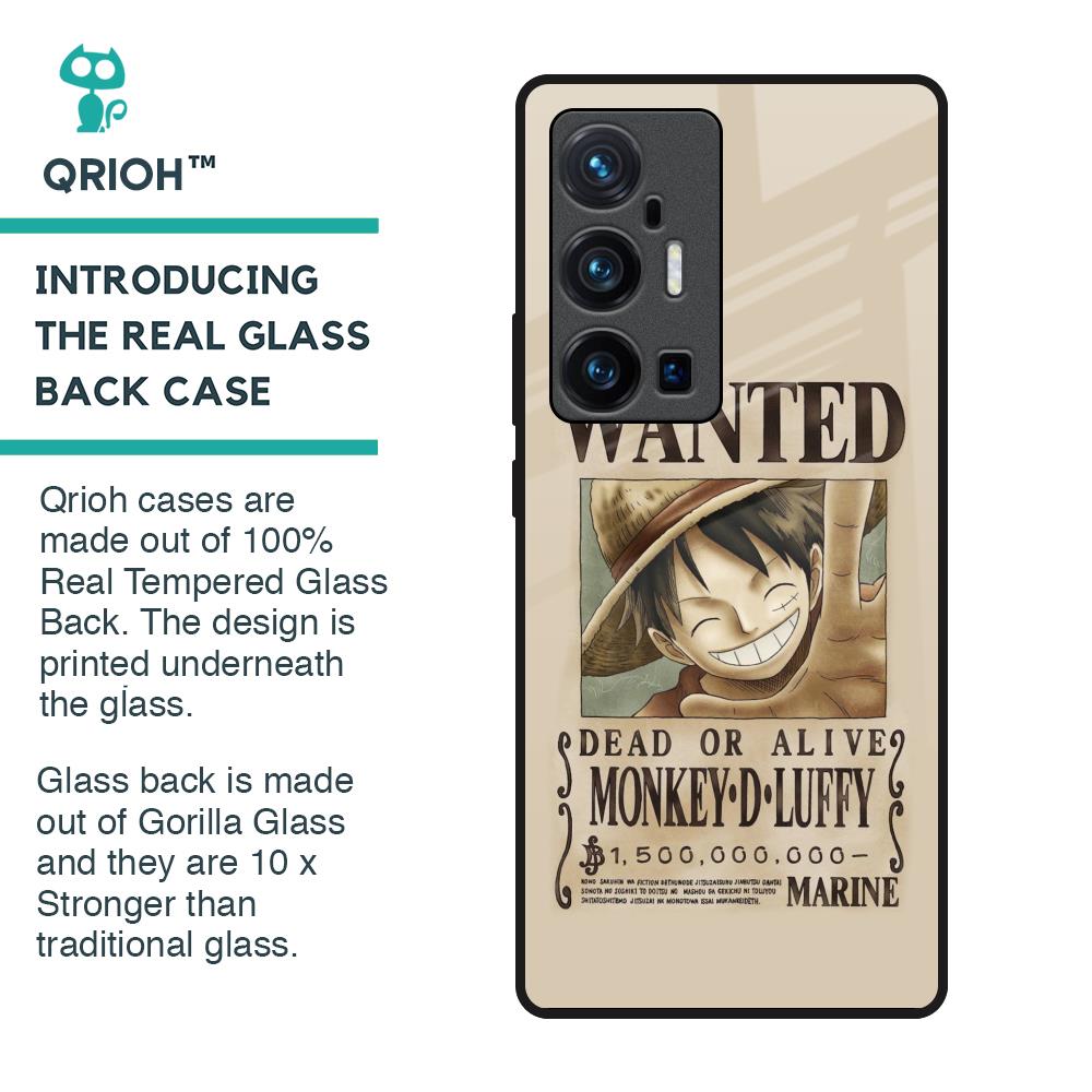 Luffy Wanted Glass Case for Vivo X70 Pro Plus