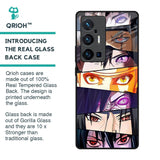Anime Eyes Glass Case for Vivo X70 Pro Plus