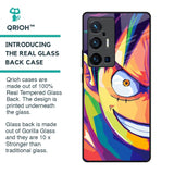 Monkey Wpap Pop Art Glass Case for Vivo X70 Pro Plus