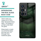 Green Leather Glass Case for Vivo X70 Pro Plus