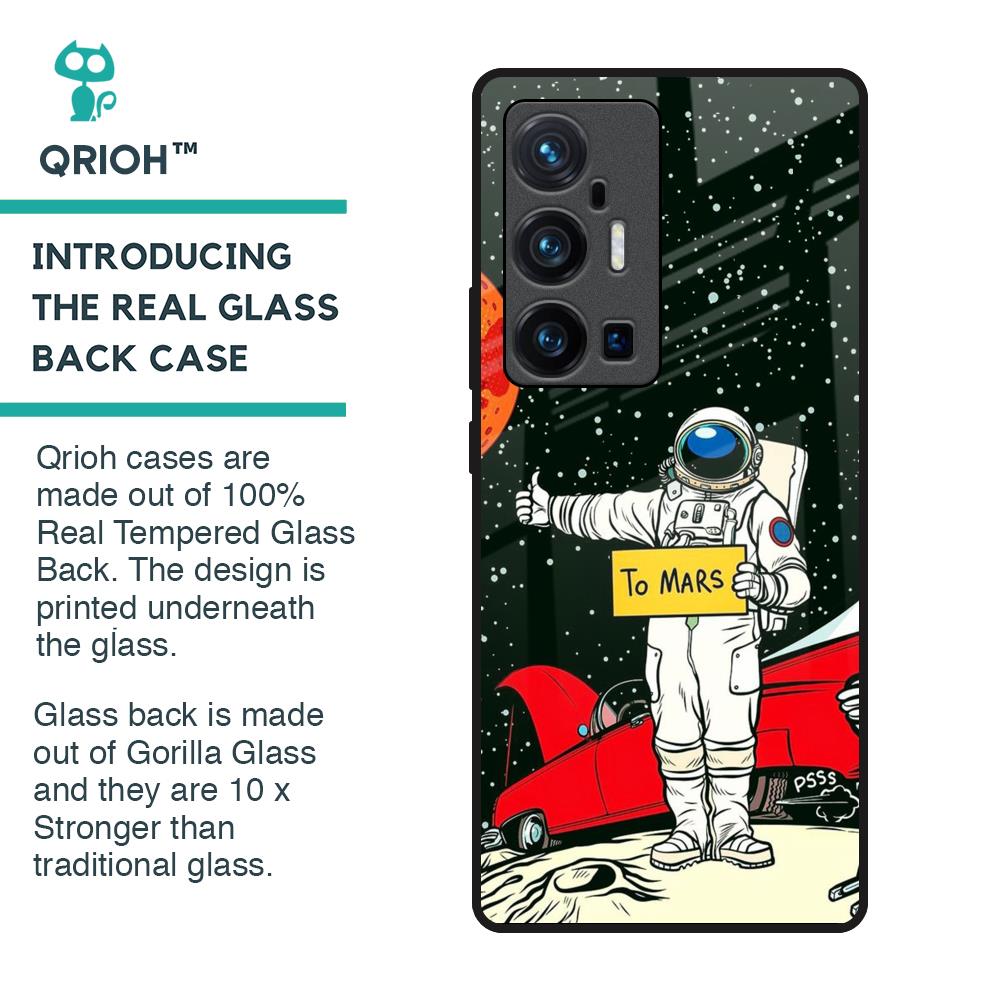 Astronaut on Mars Glass Case for Vivo X70 Pro Plus