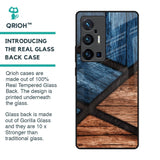 Wooden Tiles Glass Case for Vivo X70 Pro Plus