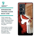 Red Skull Glass Case for Vivo X70 Pro Plus