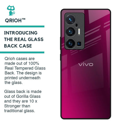 Pink Burst Glass Case for Vivo X70 Pro Plus