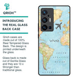 Fly Around The World Glass Case for Vivo X70 Pro Plus