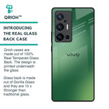 Green Grunge Texture Glass Case for Vivo X70 Pro Plus