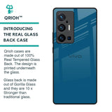Cobalt Blue Glass Case for Vivo X70 Pro Plus