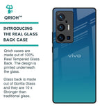 Celestial Blue Glass Case For Vivo X70 Pro Plus