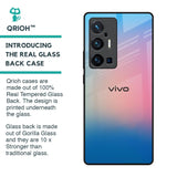 Blue & Pink Ombre Glass case for Vivo X70 Pro Plus