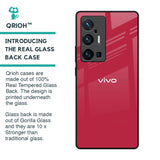 Solo Maroon Glass case for Vivo X70 Pro Plus
