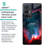 Brush Art Glass Case For Vivo X70 Pro Plus