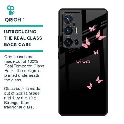 Fly Butterfly Glass Case for Vivo X70 Pro Plus