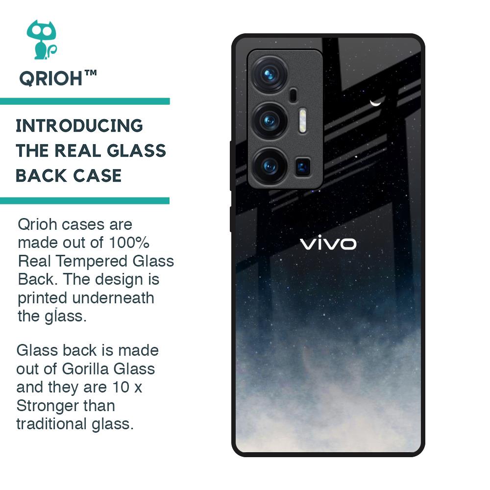 Aesthetic Sky Glass Case for Vivo X70 Pro Plus