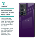 Dark Purple Glass Case for Vivo X70 Pro Plus