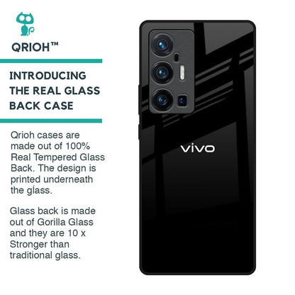Jet Black Glass Case for Vivo X70 Pro Plus