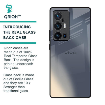 Metallic Gradient Glass Case for Vivo X70 Pro Plus