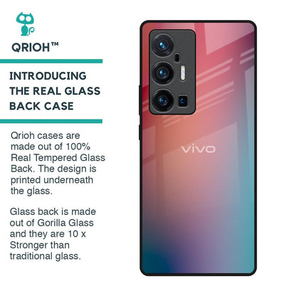 Dusty Multi Gradient Glass Case for Vivo X70 Pro Plus
