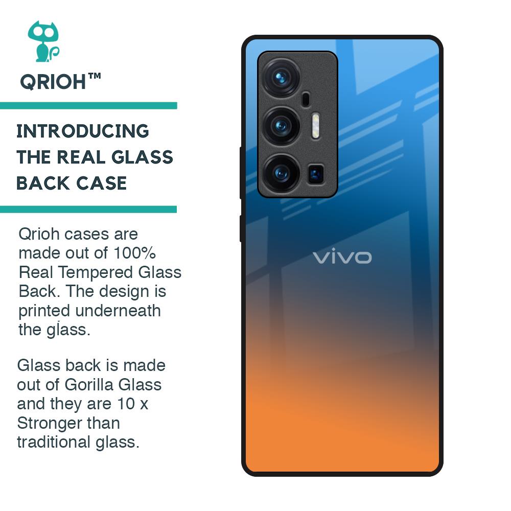 Sunset Of Ocean Glass Case for Vivo X70 Pro Plus
