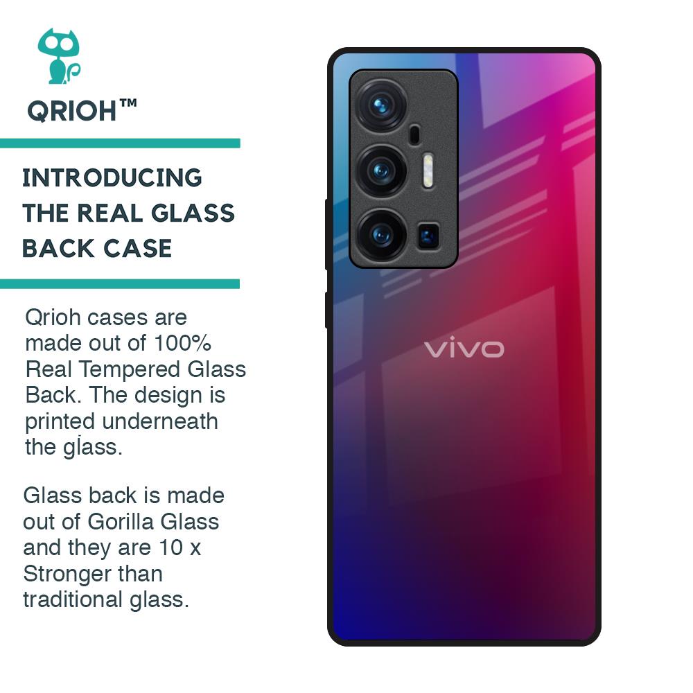 Magical Color Shade Glass Case for Vivo X70 Pro Plus