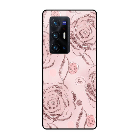 Shimmer Roses Vivo X70 Pro Plus Glass Cases & Covers Online