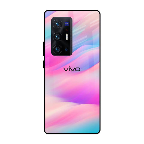 Colorful Waves Vivo X70 Pro Plus Glass Cases & Covers Online