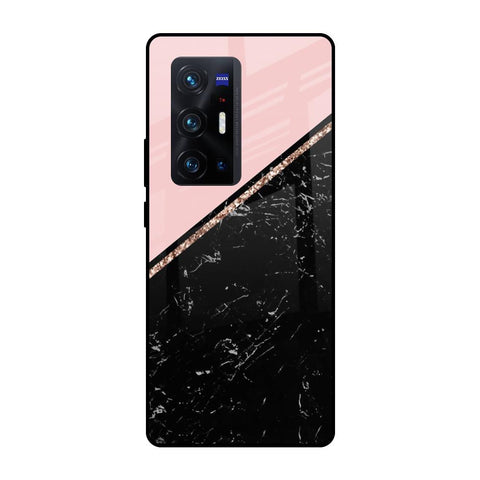 Marble Texture Pink Vivo X70 Pro Plus Glass Cases & Covers Online