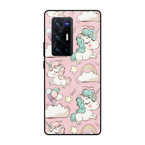 Balloon Unicorn Vivo X70 Pro Plus Glass Cases & Covers Online